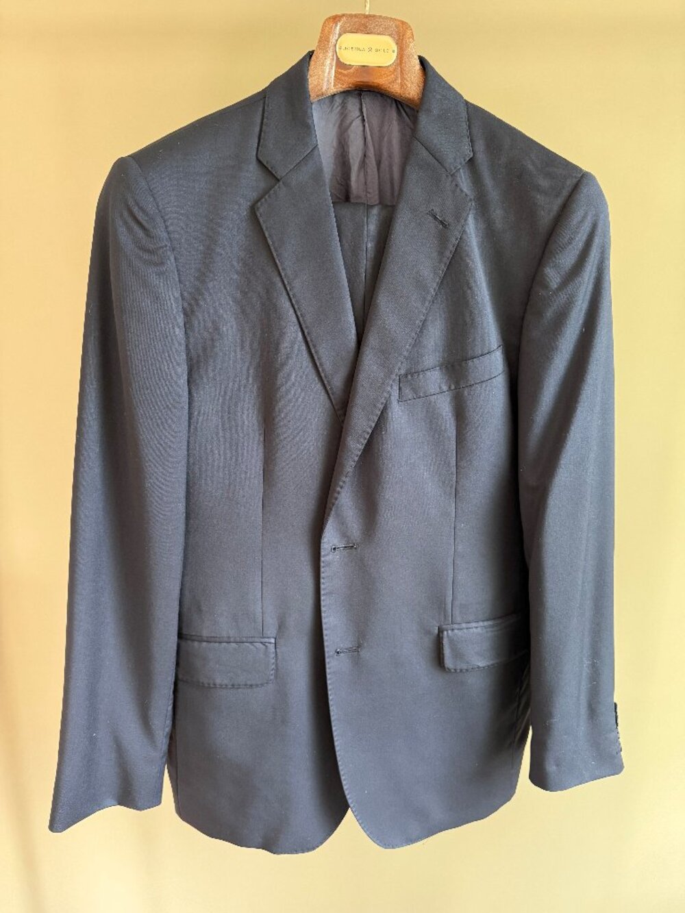 Saks Fifth Avenue - Suit - Black - Zegna Fabric - 100% Wool